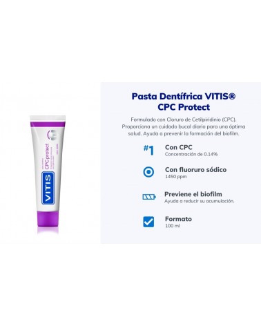 Pasta Dentífrica VITIS® CPC protect 100ml