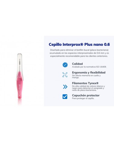 Cepillo Interprox® nano 0.7mm – 6 unidades