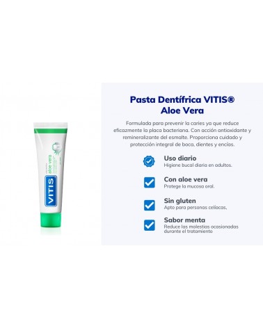 Pasta Dentífrica VITIS® Aloe Vera 100ml