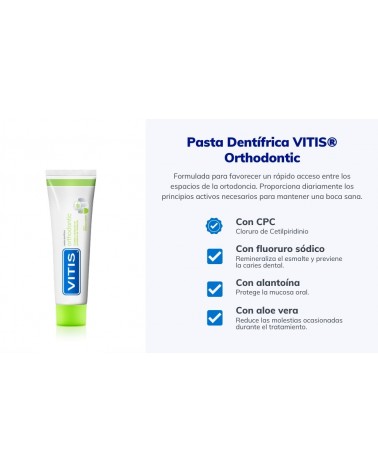 Pasta Dentífrica VITIS® orthodontic 100ml