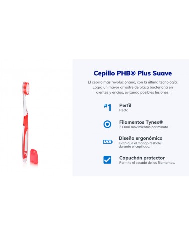 Cepillo Dental PHB® plus suave