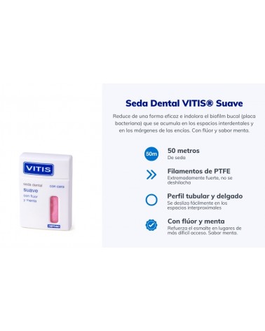 Seda Dental VITIS® suave flúor menta