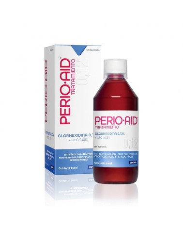 Enjuague Bucal Clorhexidina 0,12% PERIOAID® tratamiento 500ml